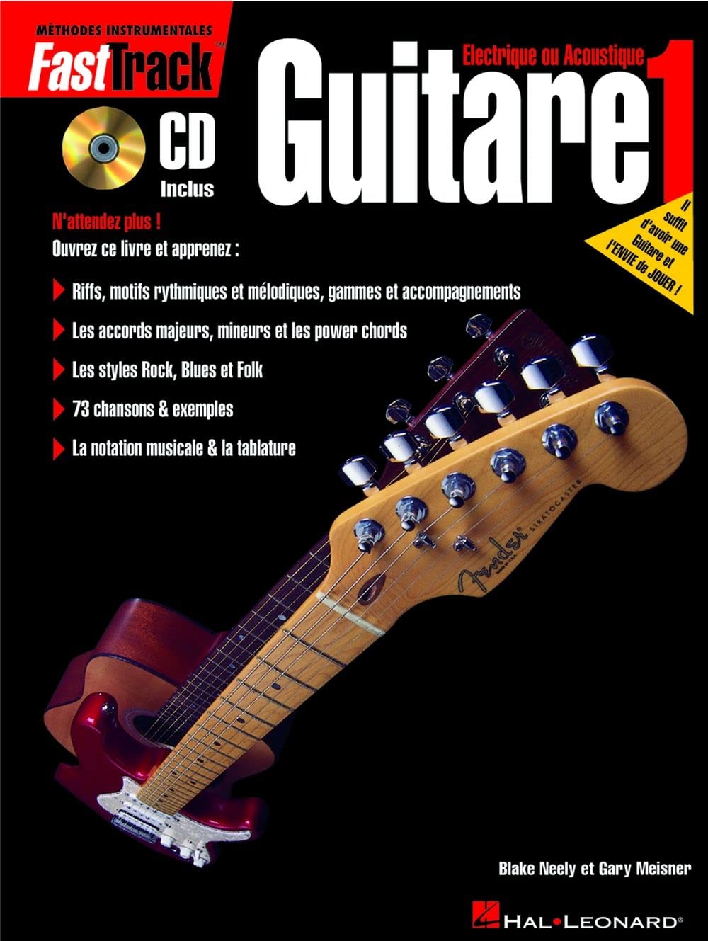 Fasttrack Guitar Method - Book 1 - French Edition (Book/Online Audio)