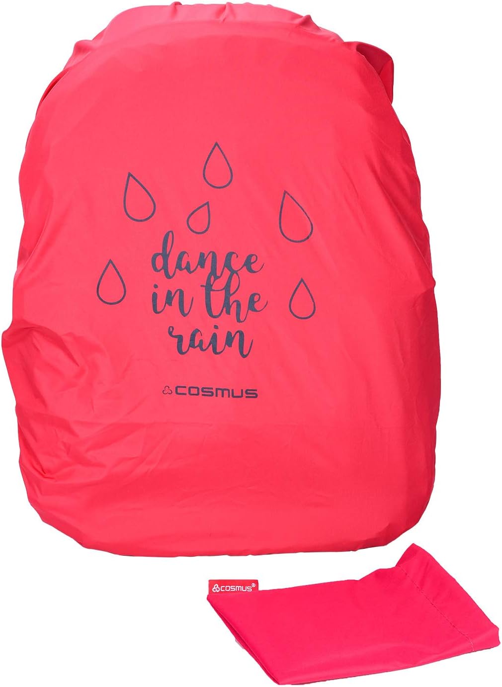 Cosmus Rain Dance Pink Rain & Dust Cover with Pouch for Laptop Bags and Backpacks