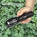 Rechargeable LED Tactical Flashlight Kit - Moobibear 2017 Latest 800lm Ultra Bright Handheld Flashlights, Adjustable Focus, 5 Lighting Modes, Water Resistant Torch For Camping Hiking