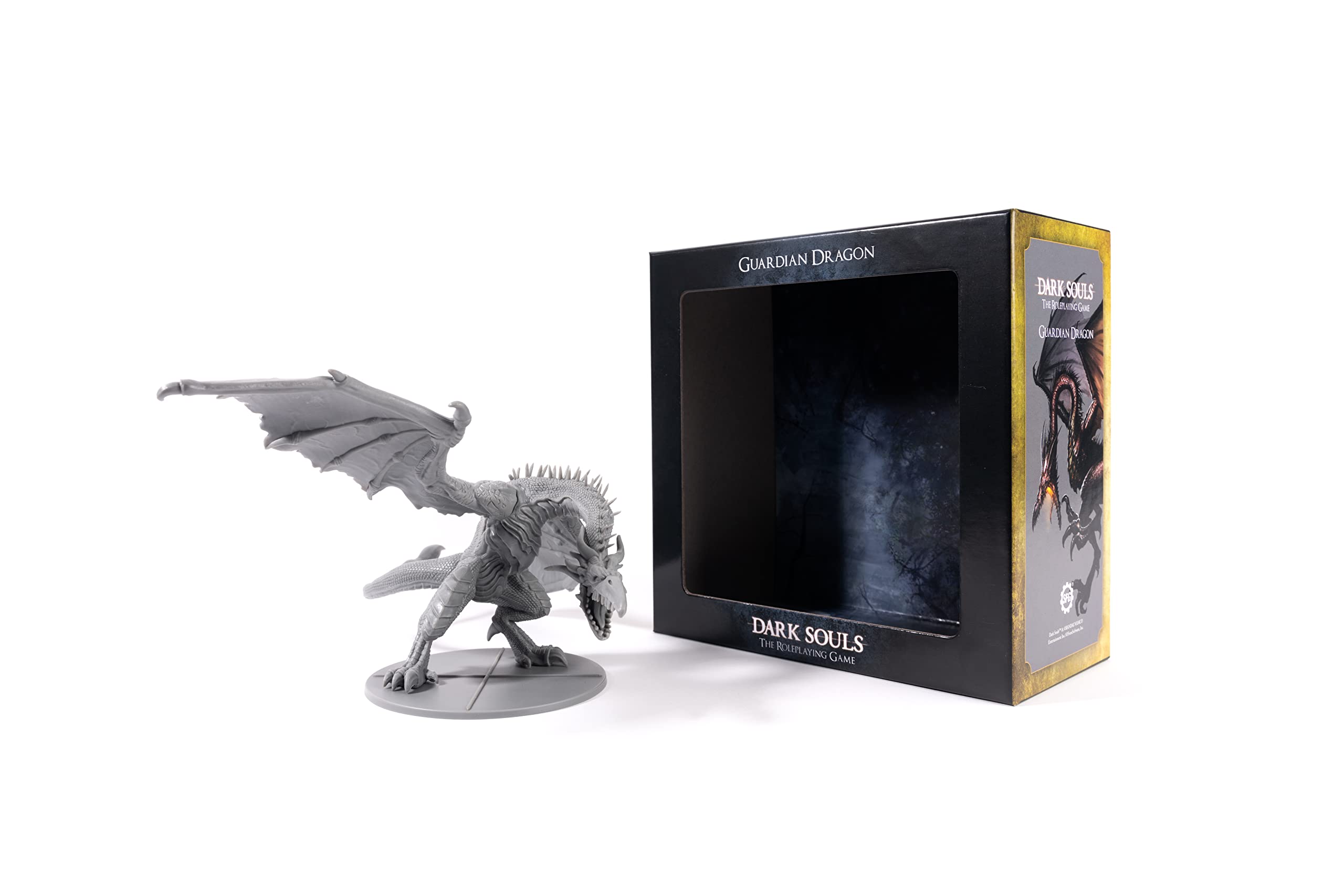 Dark Souls The Role Playing Game: Guardian Dragon Miniature & Stat Cards. DnD, RPG, D&D, Dungeons & Dragons. 5E Compatible — image 1