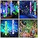 2pcs Garden Solar Lights Outdoor Solar Acrylic Bubble RGB Color Changing Solar Powered Garden Stake Lights for Garden Patio Backyard Pathway Decoration
