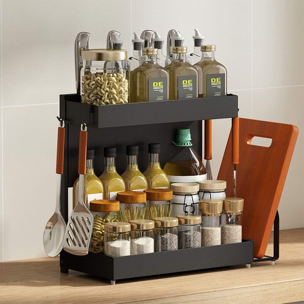 LWLEI Estante Organizador De Especias,Estante De Exhibición De Especias