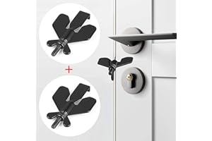 Door Lock, PENMAMA Portable Door Lock for Travel,Security Devices, Additional Aafety and Privacy Door Locker for Home, Hotel, School, Apartment, Dormitories, College(2 Packs)