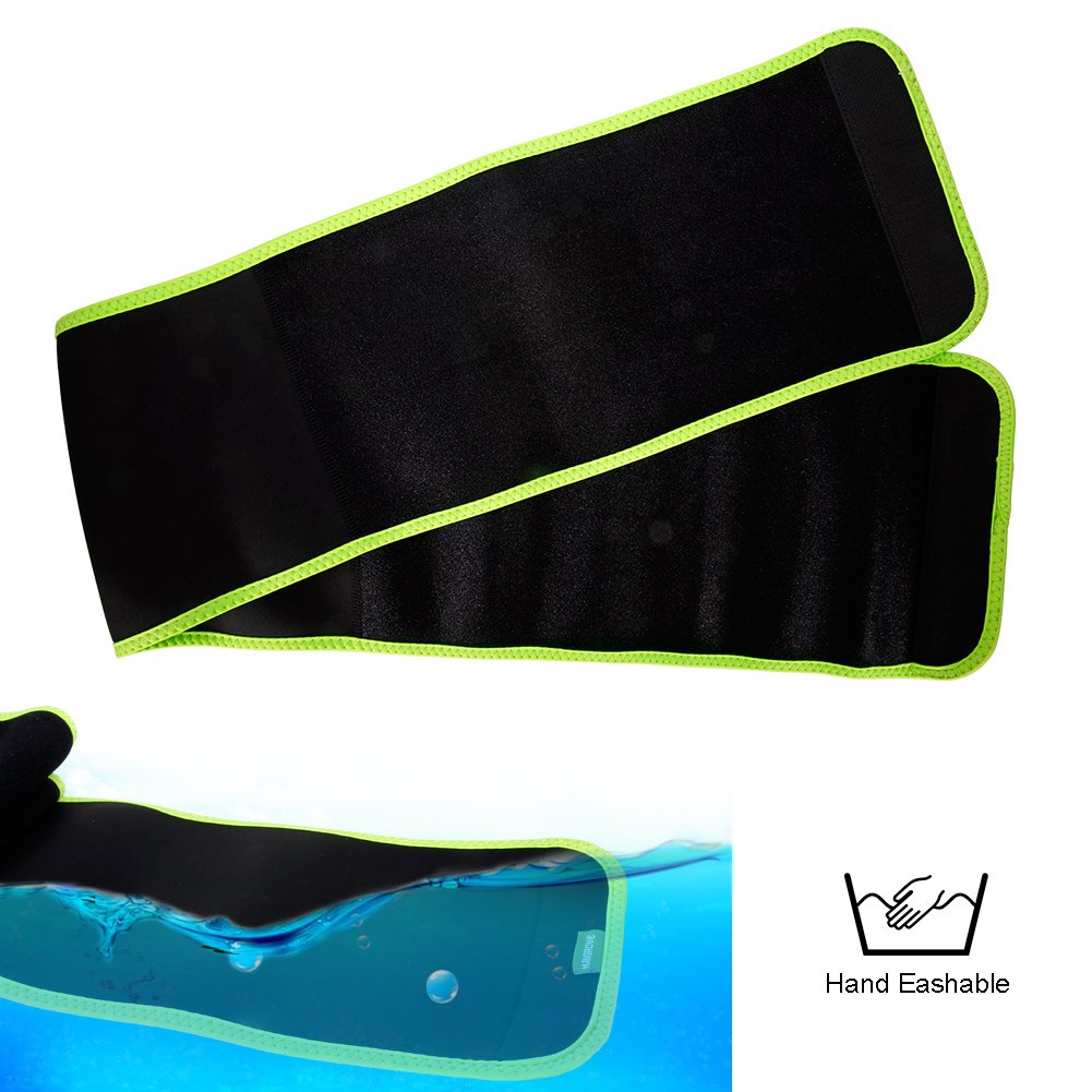 Adjustable Sweat Waist Trimmer AB Belt Weight loss Body Shape Wrap with Lower Back & Lumbar Support for Woman & Man