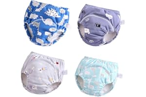U0U Baby Girls Cotton Training Pants Toddler Potty Training Underwear for Boys and Girls