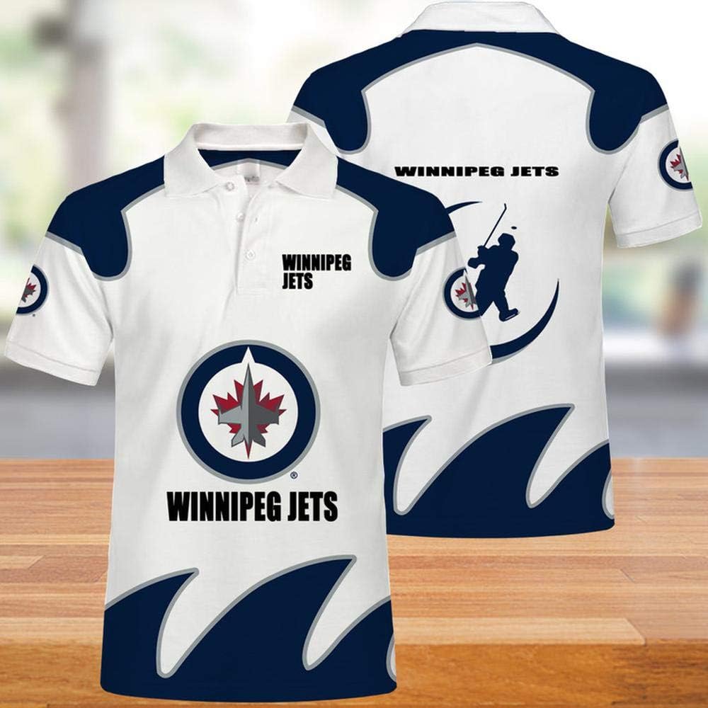 Outwear Mlb Polo Shirt Undershirt T Shirt Winnipeg Jets 3d Print Unisex T Shirt Casual Summer Short Sleeve Sweatshirt Teenagers Gifts White Blue Xxxxxl Amazon Co Uk Kitchen Home