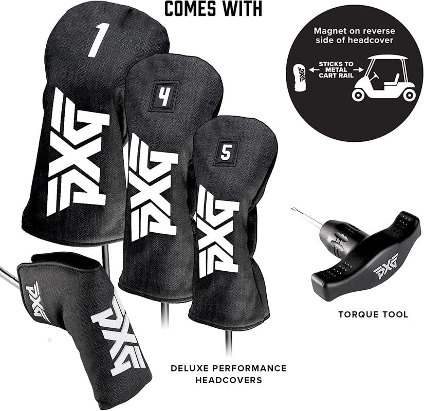 PXG 0211 Z Lucky 7 Set from 6 Iron Thru Pitching Wedge, Driver, and