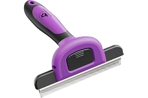 Bonve Pet Grooming Brush, Upgrade Pet Deshedding Tool for Dogs & Cats Effectively Reduces Shedding by Up to 95%, Dramatically Reduces Shedding in Minutes Guaranteed