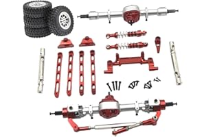 AIXXCUVQ Metal 1/12 RC Car Steering Cup Assembly Upgrade Set Replacement for RC Hobby Cars Versatile and Easy to Install 1/12