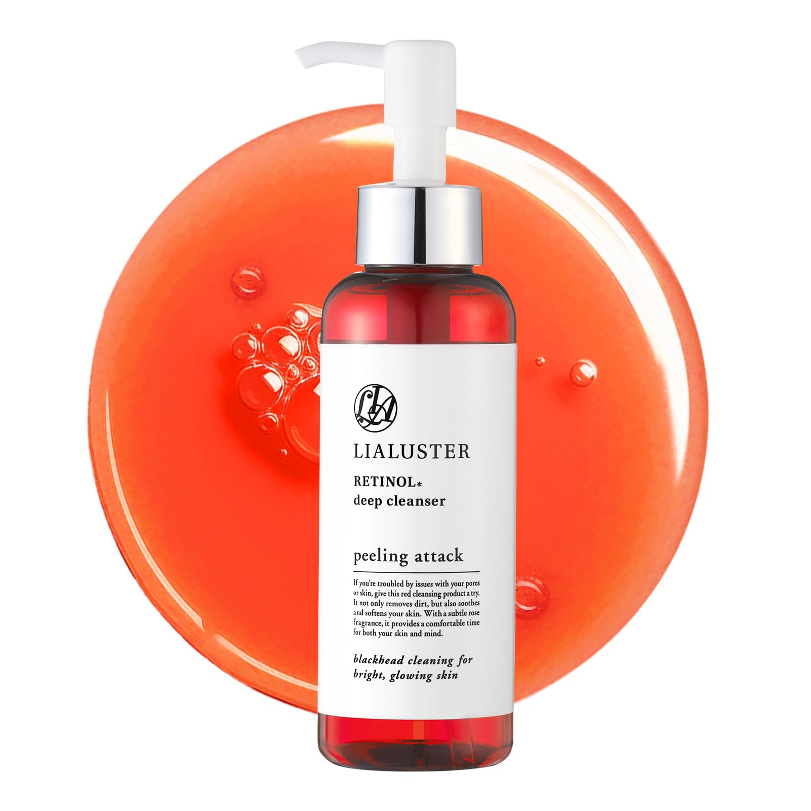 LIALUSTERリアラスター レチノール ディープクレンザー ピーリングアタック 110g約1カ月分 [クレンジングフォーム メイク落とし 化粧落とし]商品画像