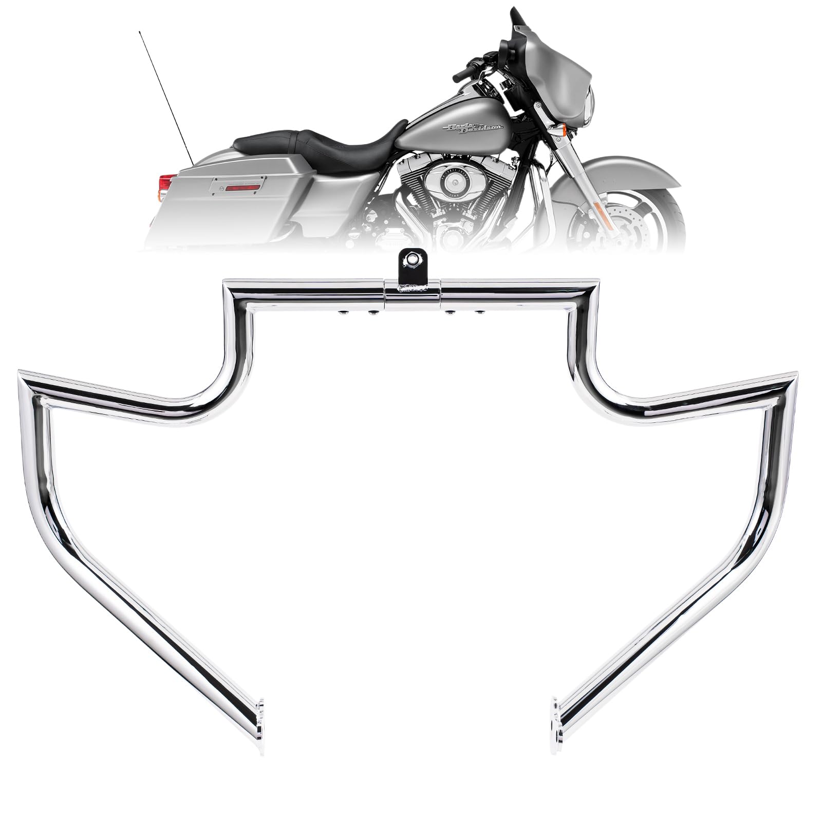 Kinglemc Crash Bar Engine Guard Highway Bar for