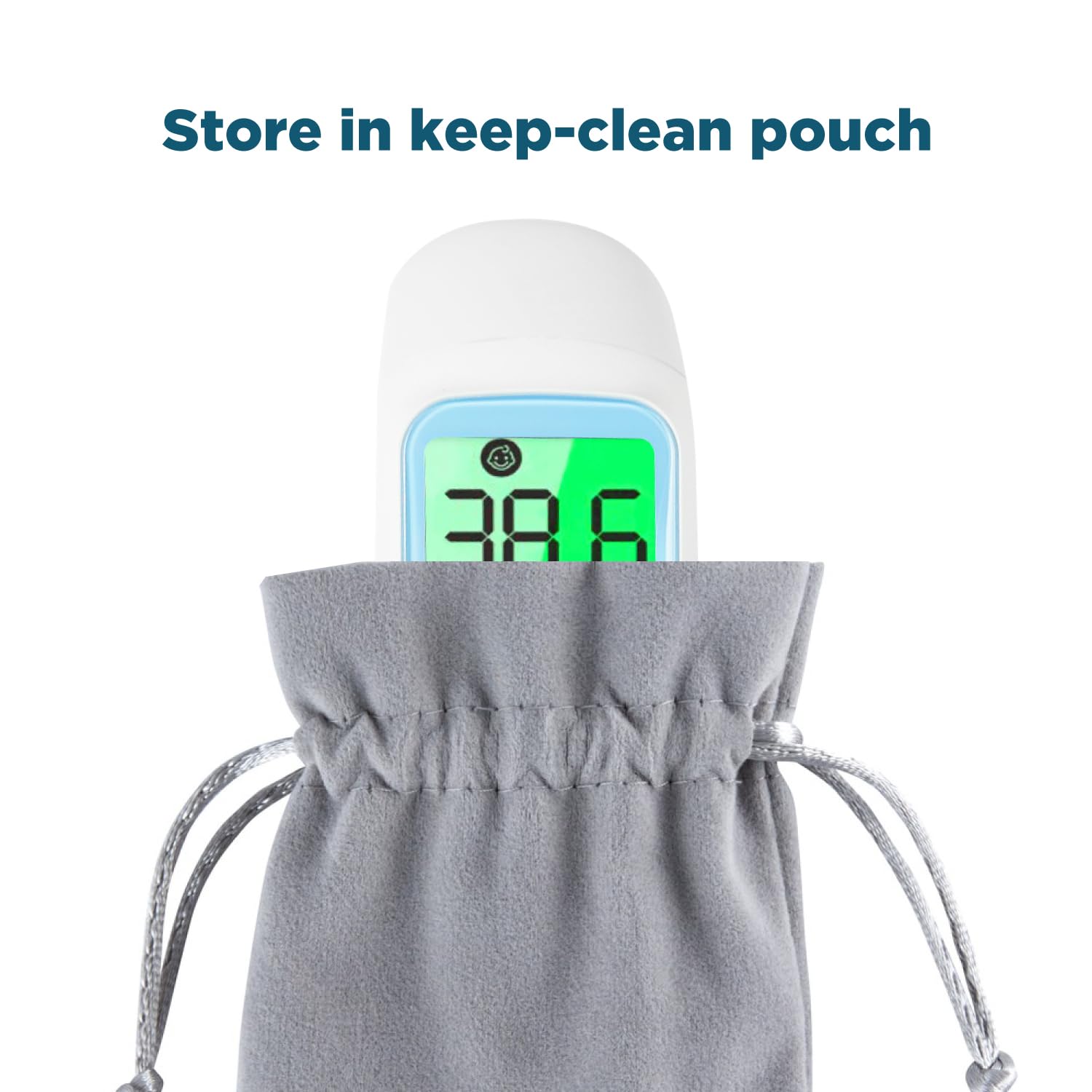 DrBash Thermometer for Adults and Kids, 3-in-1 Infrared Thermometer for Ear, Forehead & Touchless, Fever Digital Baby Thermometer with Fever Alert and Memory Recall