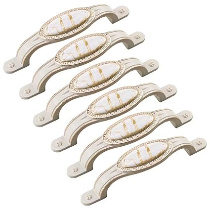 Amazon Com Creatdiy 6 Pcs Cabinet Drawer Closet Door Handle