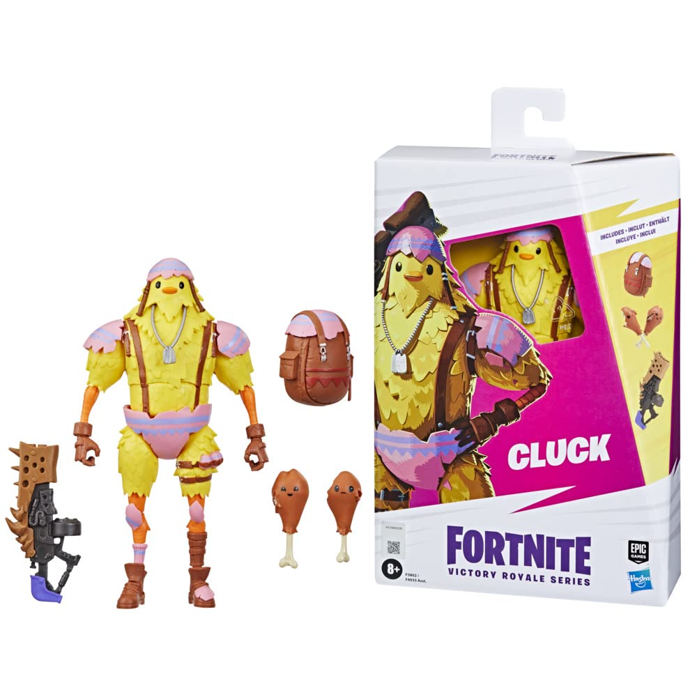 Hasbro Fortnite Victory Royale Series Cluck Collectible Action Figure with Accessories – Ages 8 and Up, 15 cm