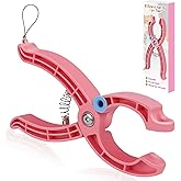 Safety Eye Tool, Safety Eyes for Crocheting Auxiliary, Safety Eyes Tool for Amigurumi Crochet & Stuffed 5-30mm Animal Eyes Making Supplies Tool - Pink