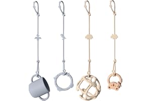 Andy Bear Toy Straps for Baby Toy Safety Straps Silicone High Chair Toy Straps Toddler Bottle Straps for Strollers, High Chair, Cribs, Car Seat, Stroller Accessories Baby Blue