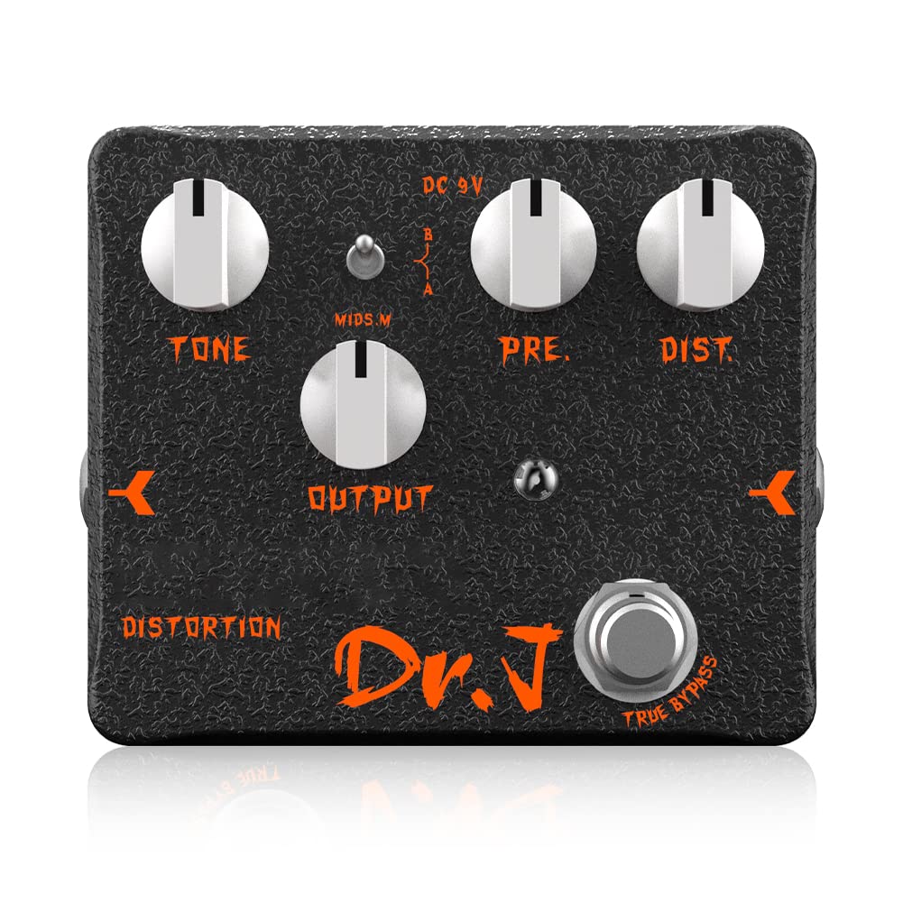 JOYO Distortion Mass Effect Pedal from Classic British Crunch Sounds to Modern High Gain Tones for Electric Guitar High-end Edition Dr.J Series (D51)