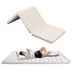 Dymhaoby Folding Mattress Single, 6cm Trifold