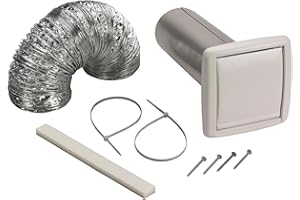 Broan-NuTone WVK2A Flexible Wall Ducting Kit for Ventilation Fans, 4-Inch