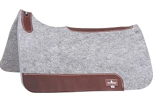 Classic Equine Blended Felt Saddle Pad, 1-inch Thick, 31-inch x 32-inch