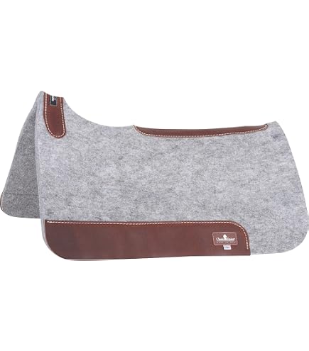 Tapis de selle western en feutre confortable pressé à la vapeur Profes – Equestrian Sport