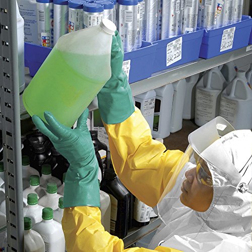Kleenguard A70 Chemical Spray Sleeve Protectors (97780), Bound Seams, Elastic, 21" Length, One Size, Yellow, 200 / Case - Thumbnail 2