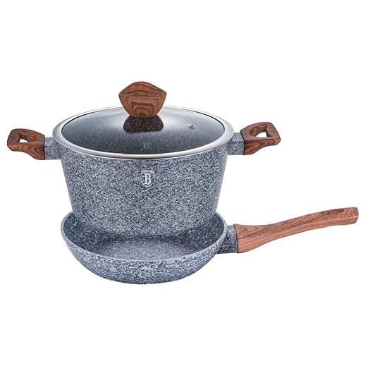 title=Berlinger Haus Batteria Di Pentole 3 Pezzi Forest Line