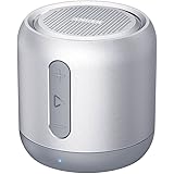 Anker SoundCore mini, Super-Portable Bluetooth Speaker with 15-Hour Playtime, 66-Foot Bluetooth Range, Enhanced Bass, Noise-Cancelling Microphone - Gray