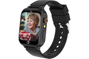 Vakzovy Kids Smart Watch for Kids with 26 Puzzle Games HD Camera MP3 Player Audiobook Video Pedometer Habit Tracking Learn Card Christmas Kids Smart Watch Boys Gift for 5-12 Year Old Boys Toys