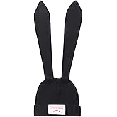 YIKOEE Women Beanie Bunny Hat: Knit Crochet Rabbit Beanies