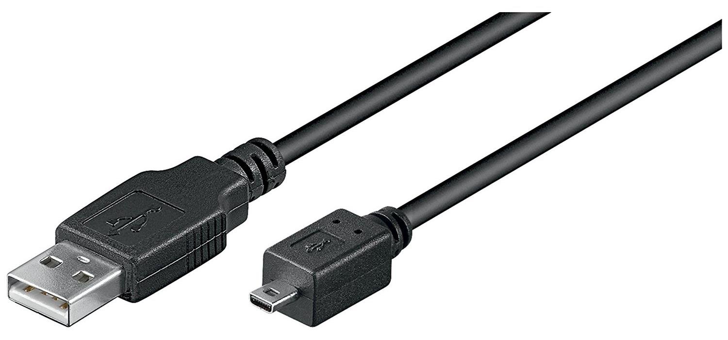 Goobay 93972 USB 2.0 Hi-Speed Cable, Black, 1.8m Length