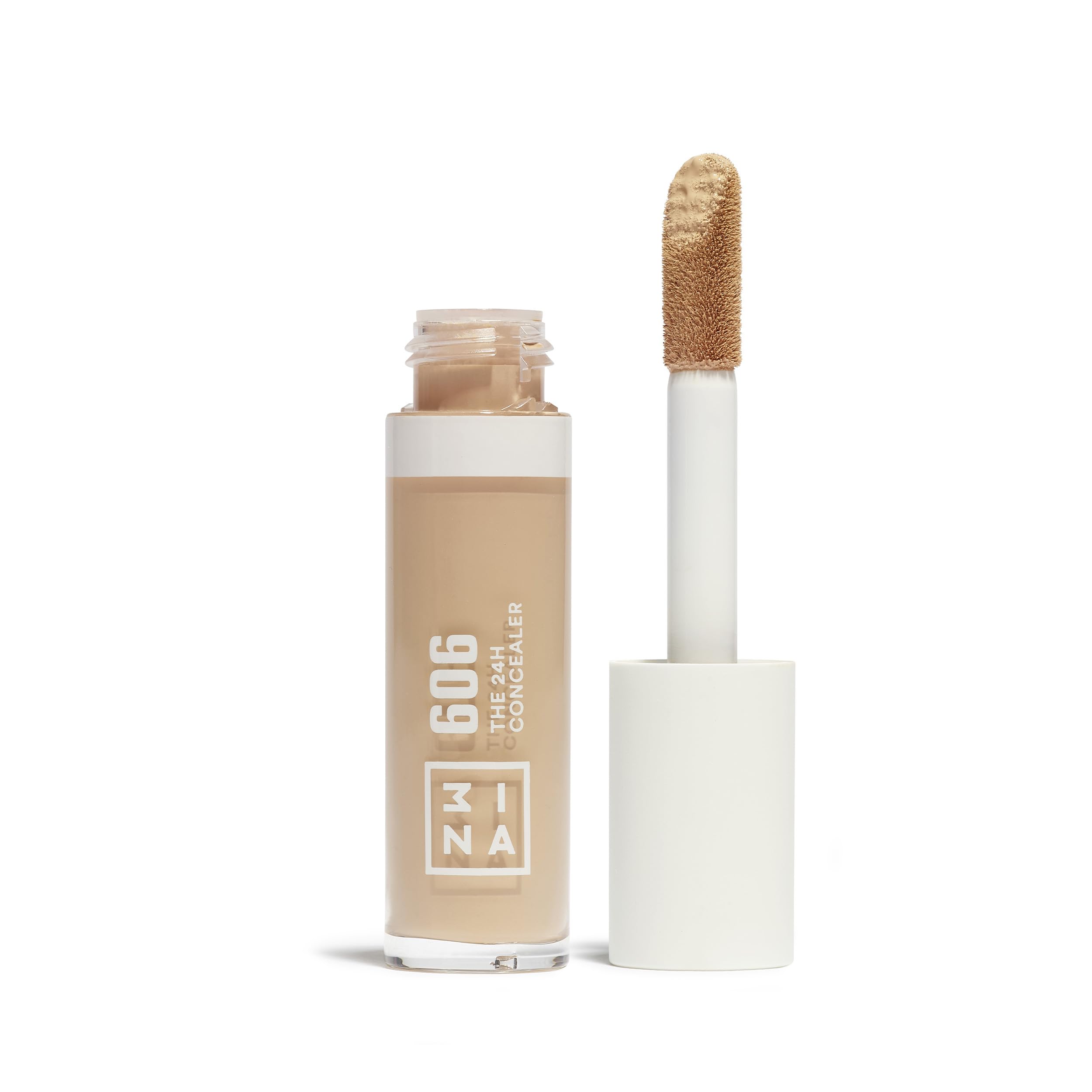3INA MAKEUP - The 24H Concealer 606 - Light coral Dark Circles and Blemish Liquid Concealer - Medium-Full Coverage