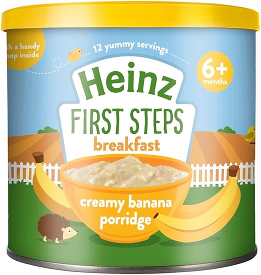 heinz first steps creamy banana porridge
