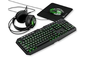 X9 Performance Gaming Keyboard and Mouse Combo with Headset and Mouse Pad - 4 in 1 RGB Gaming Bundle for Xbox One, PS5, PS4, PC