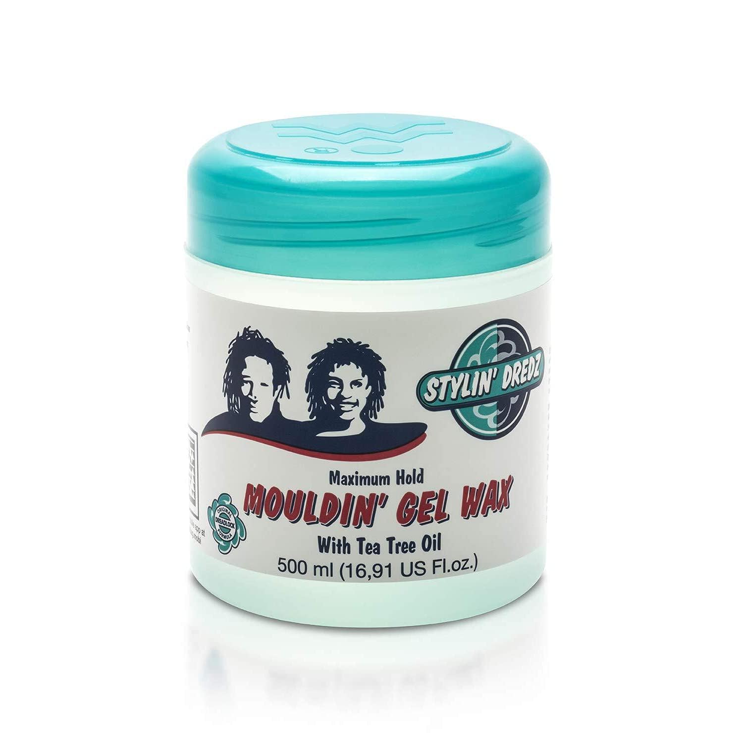 Stylin' Dredz Mouldin' Gel Wax with Tea Tree Oil - Twist n Lock - 500ml Maximum hold