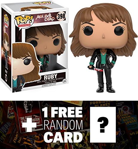 Ruby: Funko POP! x Ash vs Evil Dead Vinyl Figure + 1 FREE American TV Themed Trading Card Bundle (117319)