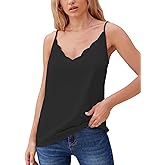 CUPSHE Womens Tank Tops V Neck Button Down Casual Cami Blouses Summer Sleeveless Basic Tank Shirt