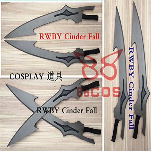 RWBY Cinder Fall double swords weapons Cosplay Prop