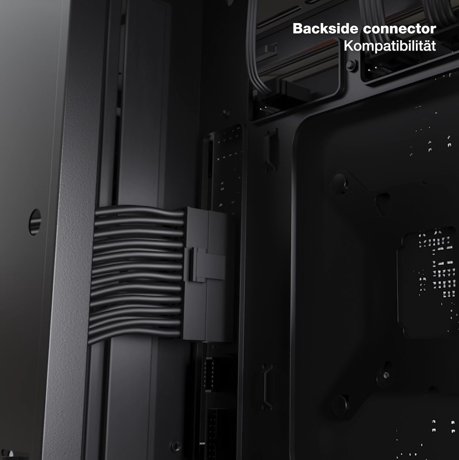 be quiet! Light Base 600 LX Black PC-Gehäuse, atemberaubender Panorama-Blick, Show Case, Dual Chamber Design, massiver ARGB LED-Streifen, 4 Light Wings LX PWM Lüfter, invertiert und horizontal nutzbar 6