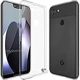 Google Pixel 3 XL Case,Love Ying [Crystal Clear] Ultra[Slim Thin][Anti-Scratches] Flexible TPU Gel Rubber Soft Skin Silicone Protective Case Cover for Google Pxel 3 XL-Clear