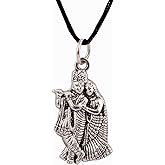 Rudra Empire Shree Radha Krishna with Bansuri Religious Pendant for Men Women