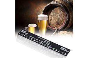 5pcs Adhesive Beer Thermometer, LCD Temperature Display Sticker with Brewing Range Indicator for Plastic and Glass Fermenters