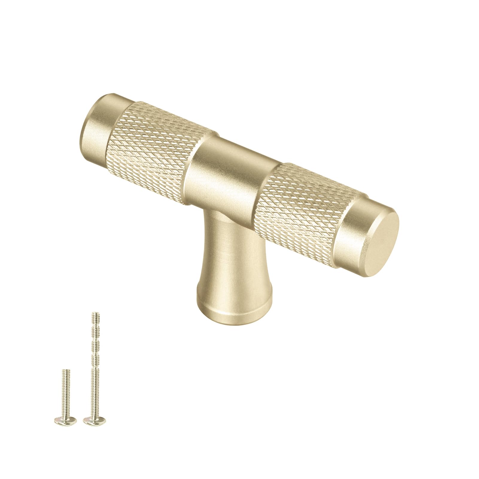 AITITAN 10 Gold Drawer Knobs - 50mm Single Hole Kitchen Cabinet Knobs and Handles