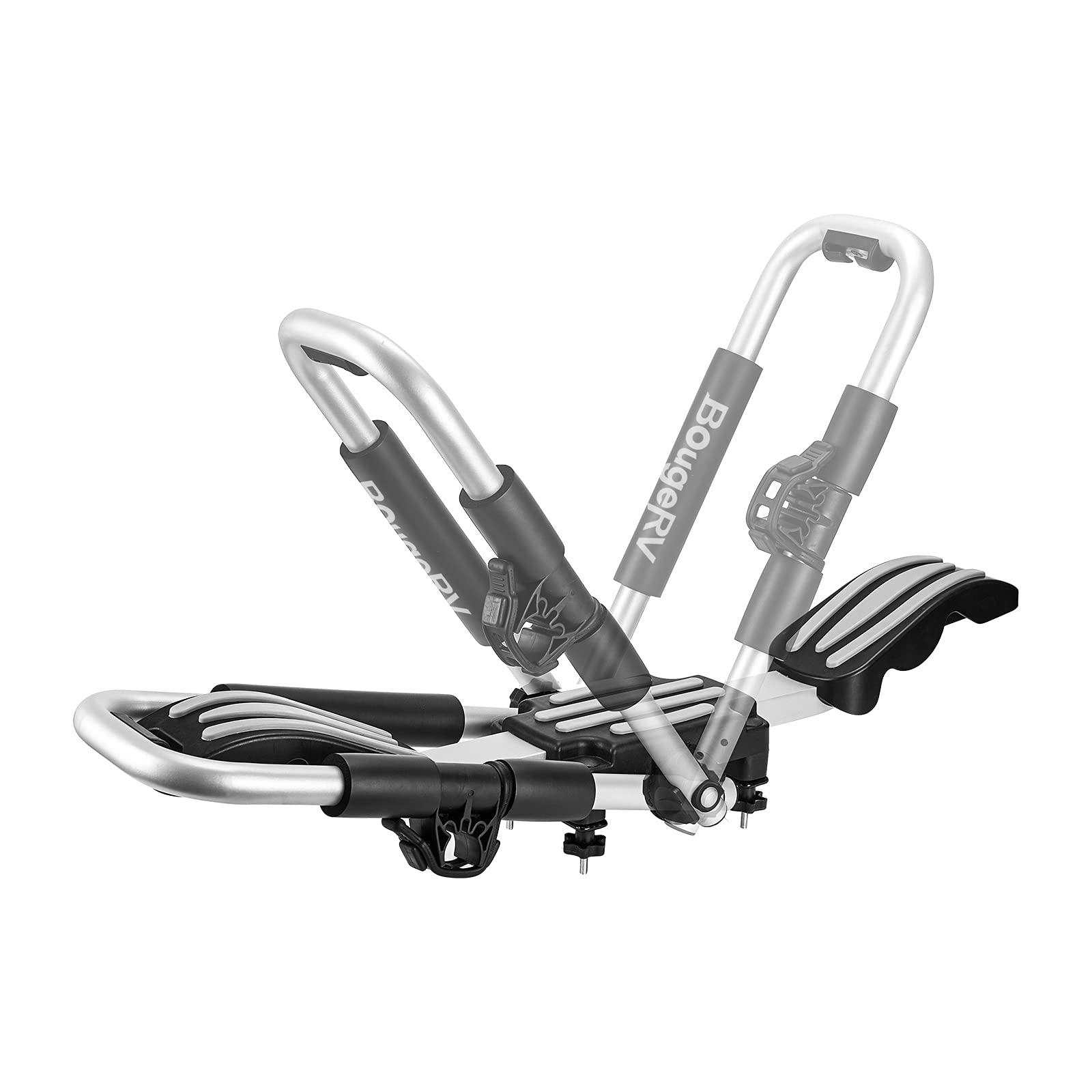 BougeRV Kayak Roof Rack JCradle Carrier Rack Bilateral Design Free Assembly and Universal