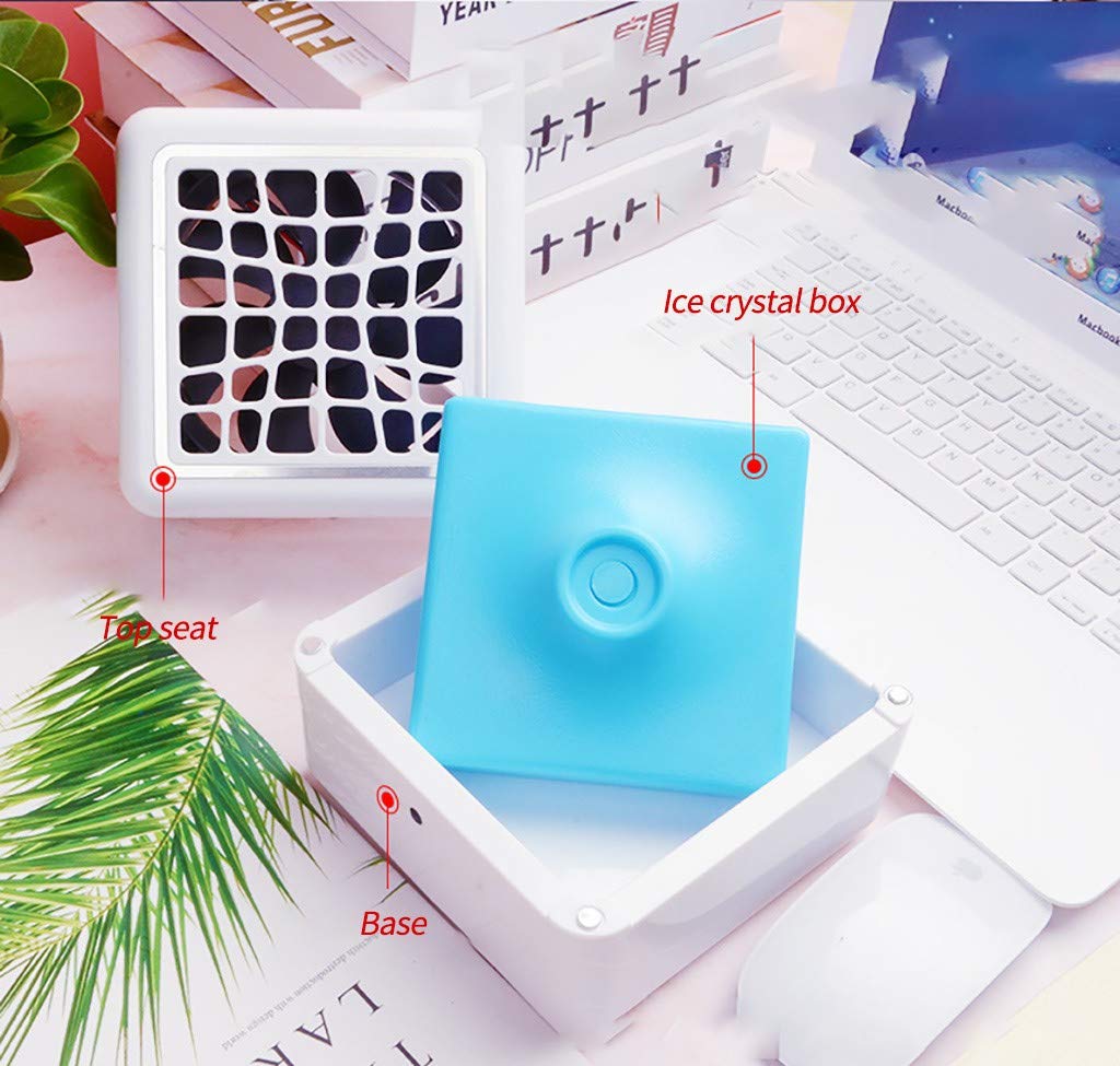 CAOQAO - Aire Acondicionado portátil con Ventilador portátil USB ...