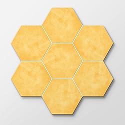 Alwayspon 12Pcs Hexagon LVT Flooring Peel and Stick
