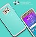 S7 case, Kaptron Galaxy S7 Case - Double Tone Dual Layer Hybrid Defender Case for Samsung Galaxy S7 (Mint + Grey)