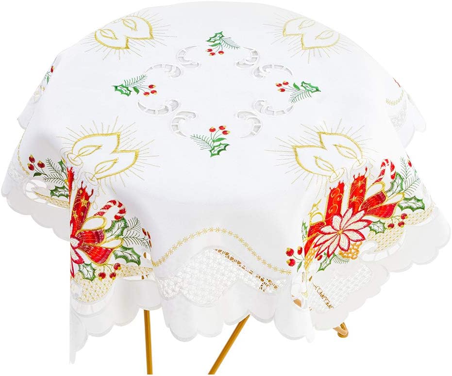 Best christmas table cloth embroidery kits