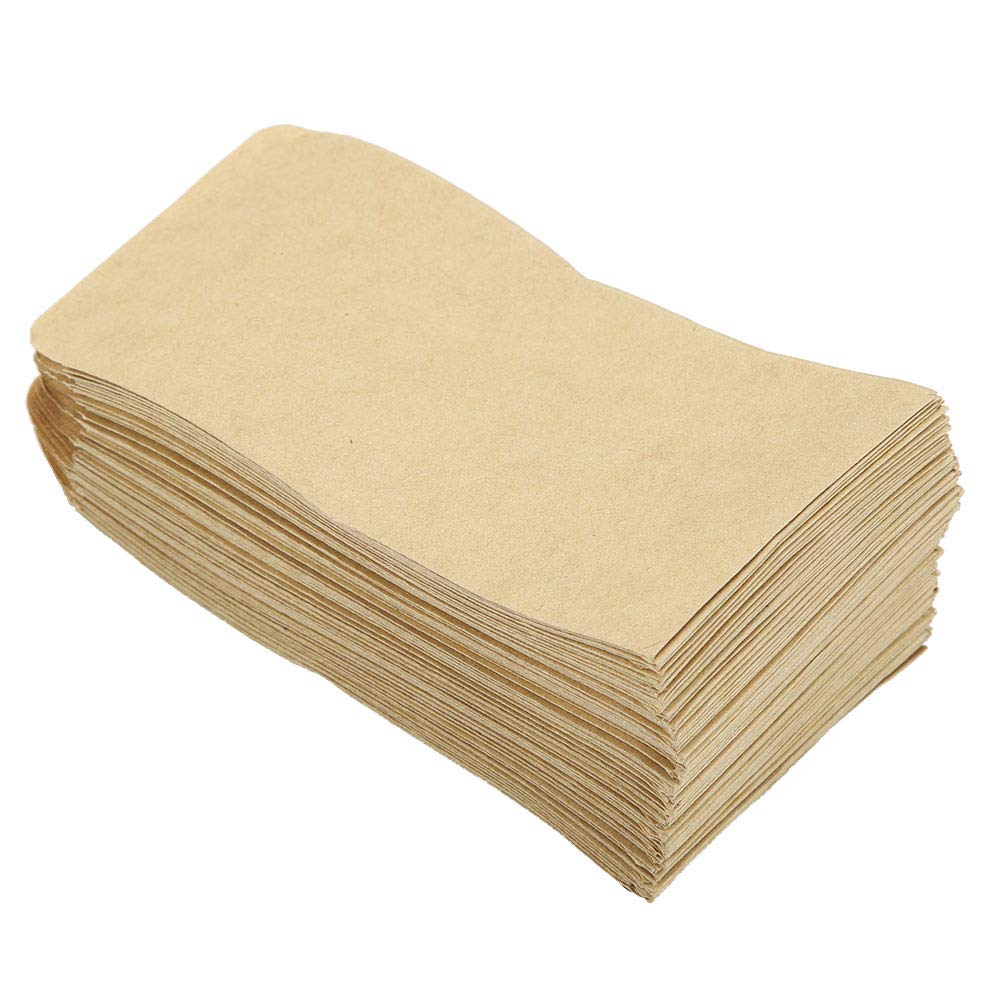 100PCS Hybrid Seed Envelopes Kraft Paper Bags Corns Wheat Rice Seeds Packaging Storage Bag (6 * 11cm/2.36 * 4.33in)