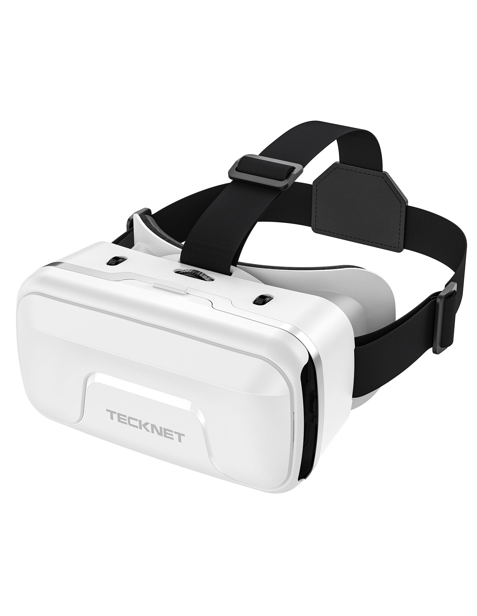 Photo 1 of TECKNET VR Headset for Phone, Virtual Reality Headsets with HD 110°FOV Anti-Blue Light Lenses & Adjustable Gears, 3D VR Headset for Kids Compatible iPhone Samsung Android 4.7-7.2"